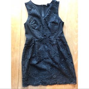 Club Monaco Black Lace Dress